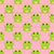 Cute Cartoon Frogs on Pink Wallpaper Image