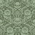 Victorian Floral Damask - green fabric Image