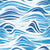 Contrast Blue Waves – Bee-ch Bods Collection by Patternmint Image