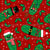 Christmas Pickles Santa Claus Reindeer Snowman Elf in Red Image