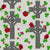 Celtic Crosses Roses Shamrocks Grey Lilac Image