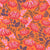 Maximalism 70s Retro Flowers Energy Orange Image