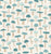 Toadstool (Teal on Cream) (LARGE 12-48