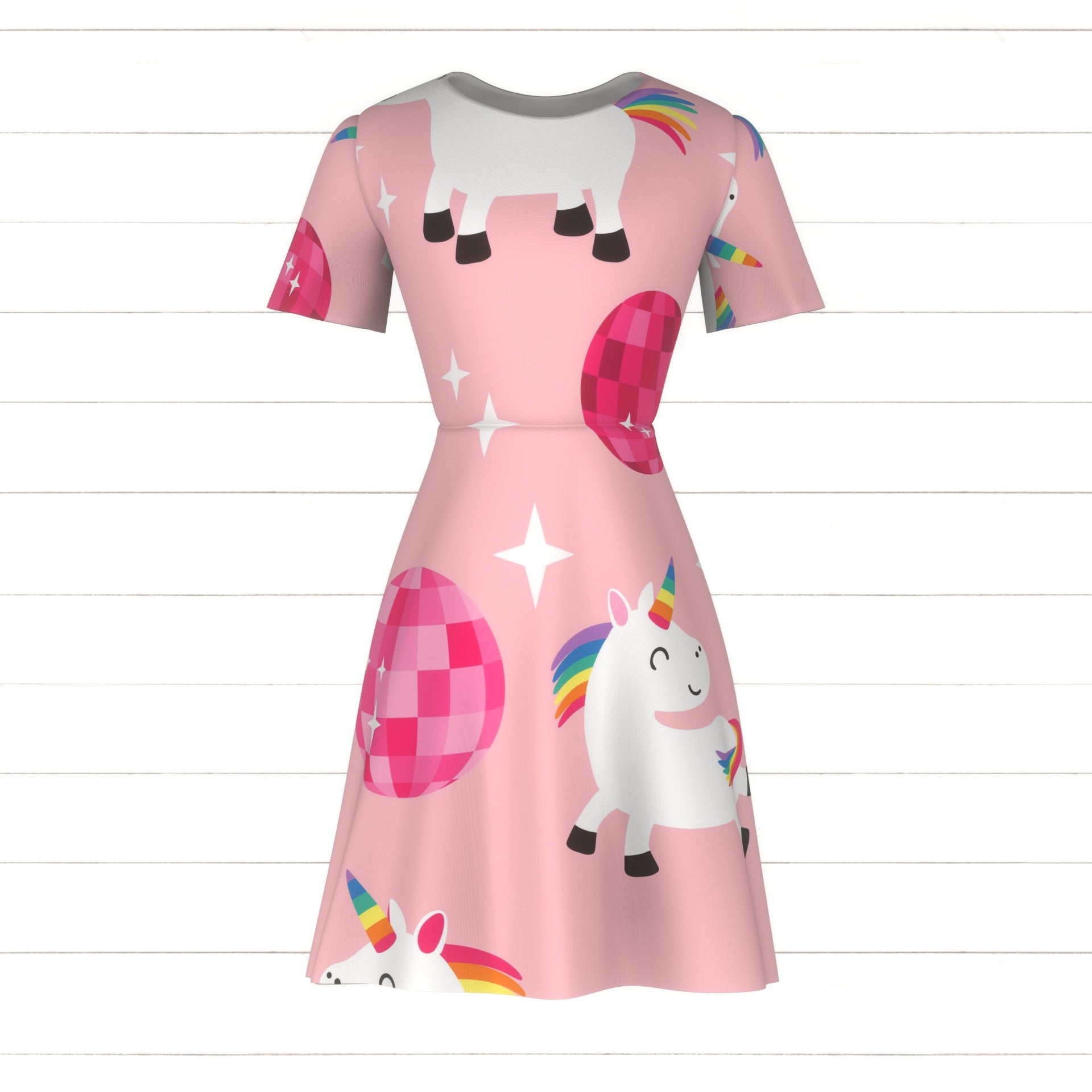 pink disco ball dress Romana Pink Disco Ball Gown: Hot Prom & Formal Look