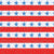 Patriotic Horizontal Red and White Stripes with Blue Stars on a Textured Hearted Background Image