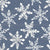 Chalky Snowflakes - navy Image