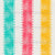 Watercolor Stitch Stripe | Vertical Summer Candy Awning Stripes in Aqua, Pink, Tangerine Orange, Bright Butter Yellow | Treat Truck Summer Collection by Brayberry Design [Large Scale] Image