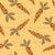 Easter carrots on yellow background Image