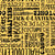 Halloween Word Cloud Sayings in Black on Yellow Image