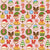 Classic Christmas Symbol Gingerbread Cookies on Pink Image