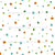 Robins Egg Blue Green Lime Orange and white Fun Dots Image