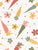 Carrots Flowers and Dots Image