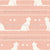 Chalk Cats Love Doodle Stripes - simple Two-Tones - Pastel Pink Image
