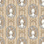Spring Easter Bunny Frames and Bows in Tan Image