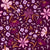 Ditsy Florals in Blum, Burgundy and Pink: A tossed pattern of dainty flowers Image