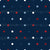Patriotic Polka Dots on Blue Image
