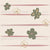 Easter Collection coordinating design. Simple pink lines with green and tan flowers on a lovely cream background. Image