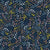 Nightfall Floral Navy Confetti Image