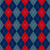 Argyle Pattern, Navy Blue Red Blue, White Stitching Image