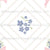 Dainty Cottage Floral Block Print Diamond in Pink and Lavender Image