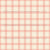 gingham three lines coral on beige background Image
