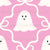 Ghosts and Bows on Pink Image