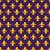 Mardi Gras Parade Fleur De Lis Icons on Violet Image