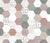 hexagon wholecloth: mauve, laurel, taupe Image