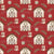 Home for Christmas Barn Owls Red Image