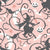 Halloween Witch on the Bloom With Moon & Stars- Pink & Black Image