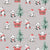 cute watercolor Christmas panda-gray Image