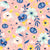 Whimsical Eliza Summer Floral on Light Pink Image