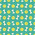 Tennis Balls and Dog Bones on Teal Coordinate in the  Happy Little Dogs collection Image