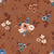 Rust and Royal Rust Vintage Floral Image