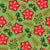 Christmas Poinsettias and Retro Green Festive Holiday Botanicals Image