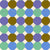 Happy retro Tiles periwinkle, mint, moss Geometric tiles pattern in  cool chalky colors. Abstract basic pattern. Vintage look. Image