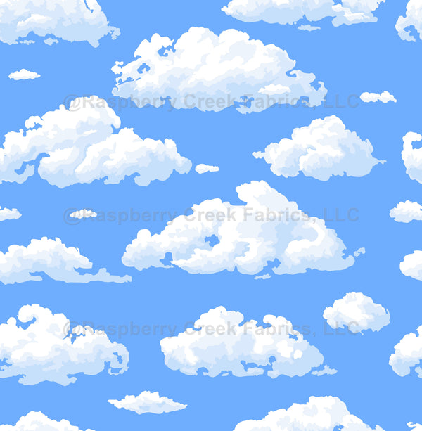 Cloudy sky - Raspberry Creek Fabrics