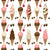 Soft-Serve Ice Cream Cones White Image