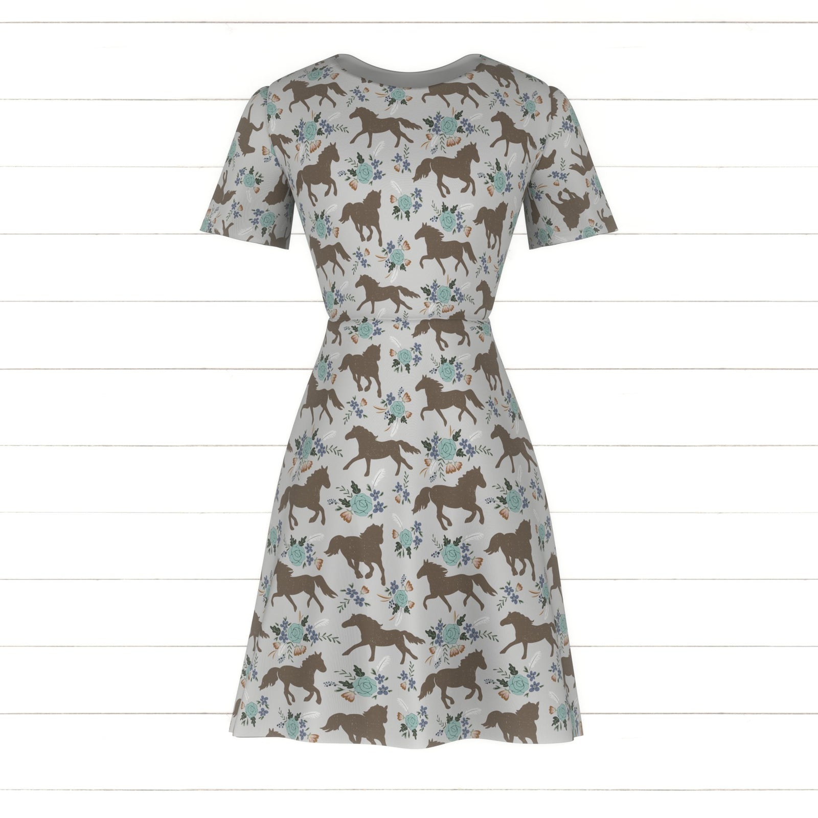Miss Ava's Horses Denim