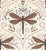 Dragonfly Whispering Wings on Cream Image