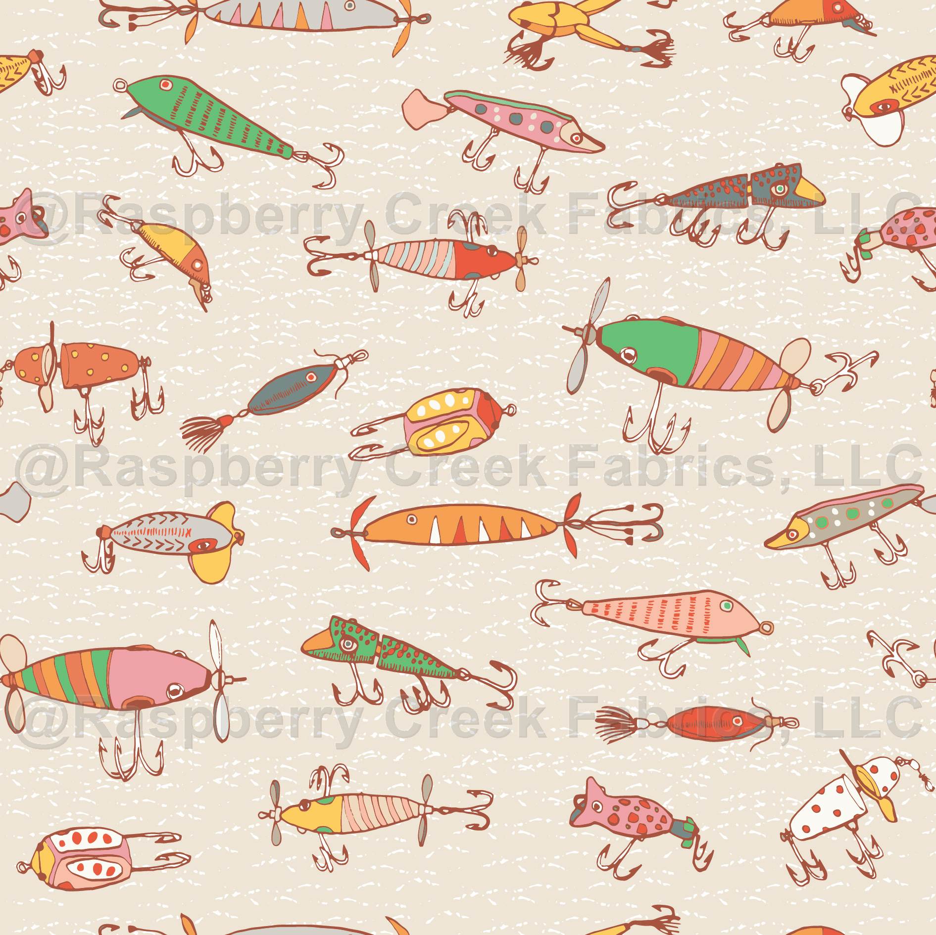 Vintage Fishing Lures Sand