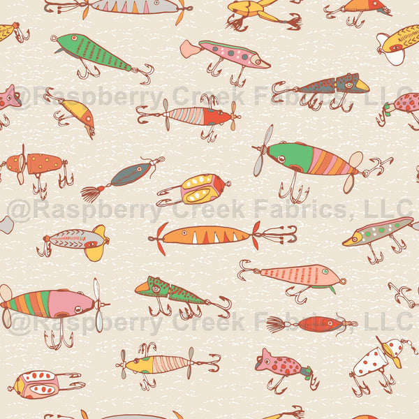 Vintage Fishing Lures Sand