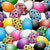 Pysanky Easter Eggs on White Image