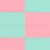 1950s Soda Fountain Check in Light Aqua Blue and Pink Image