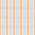 Hand Drawn Coastal Minimalist Cabana Stripes in Peach, Orange, and Pale Blue Image