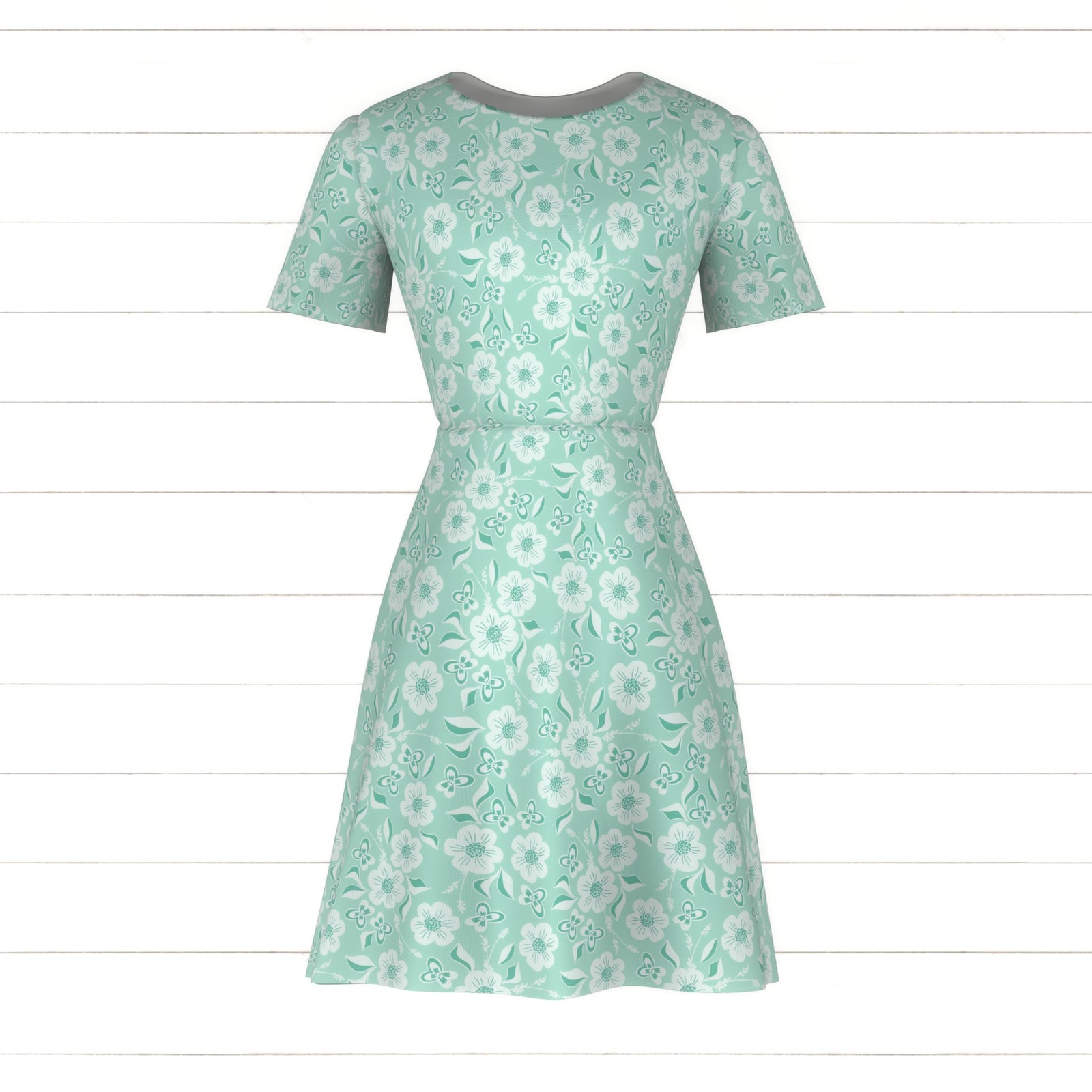 Hoppy Easter Tonal Floral Mint