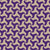 Houndstooth Pattern, Triskelion, Purple and Cream Image