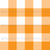 Orange and white gingham 2 inch check  - resize to your desired scale Image