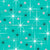 Mid-Century Modern Christmas / Holiday 2024 Sparkles - Mint Green BG Image