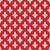 Fleur de Lis Pattern, French, Royal, White on Red Image